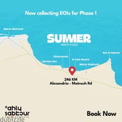 Chalet for sale from Al-Ahly Sabbour in the most beautiful place on the coast in the summer