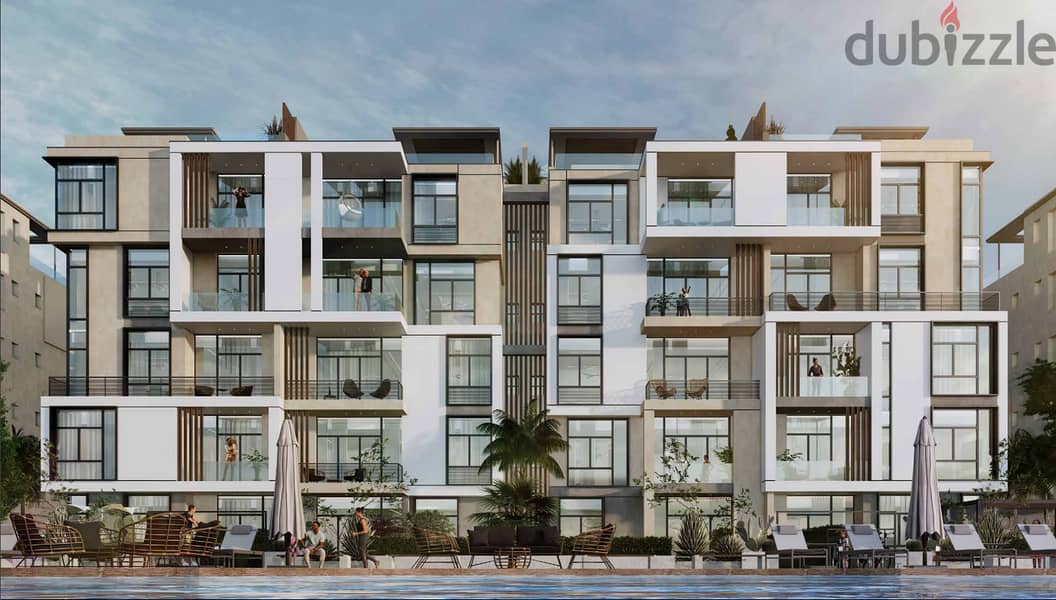 Fully finished apartment from Hani Saad with a 21% discount and installments over 8 years directly on the 26th of July axis next to Mall of Arabia 2