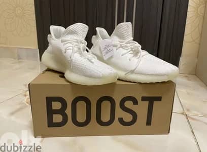 Adidas yeezy 350v boost cream white اديداس يزي ابيض اصلي مقاس ٤٣