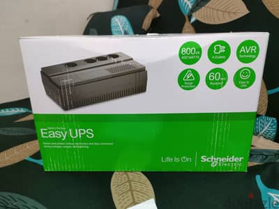 EASY UPS BVS 800VA يو بي اس شنيدر الكتريك استعمال خفيف بخالة جيدة