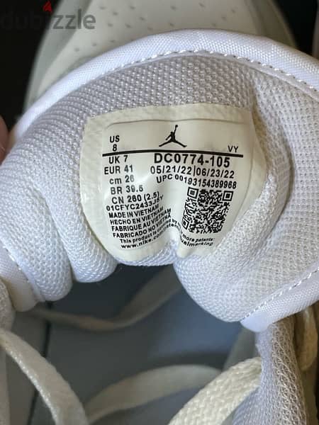 Nike air jordan white grey 41 3