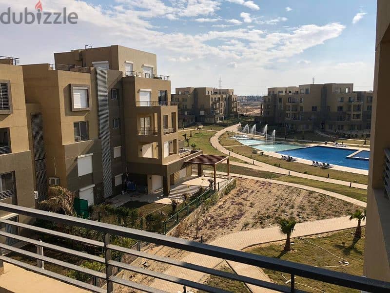 شقه بيع فيو حمام سباحه بالم هيلز  Apartment for sale pool view 4