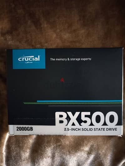 Crucial BX500 2TB SATA 2.5-inch SSD هارد ديسك كروشال 2 تيرا
جديد تماما