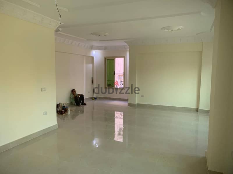 Apartment for rent in the southern investor settlement, Zizinia, near Gamal Abdel Nasser axis and the American University  View is open 2