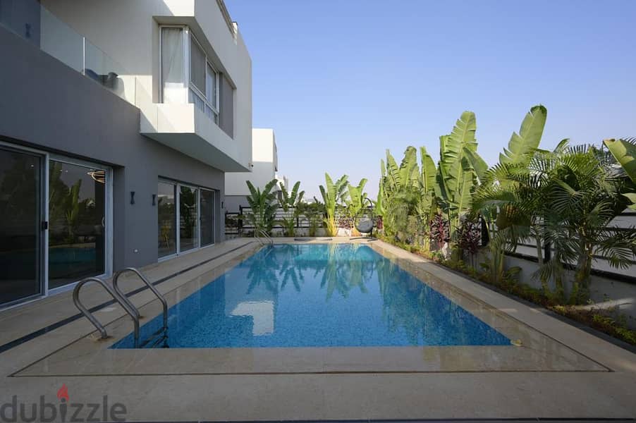 Hyde Park Villa Rent New Cairo Modern هايد بارك فيلا ايجار التجمع 1