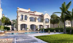 Twin house for sale, super luxurious, finished in La Vista City Compound - La Vista City in the Administrative Capital