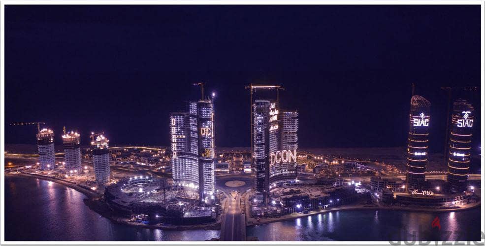 Apartment resale 182 m overlooking the sea and lagoon in Al Alamein Towers, North Edge, North Coast 4