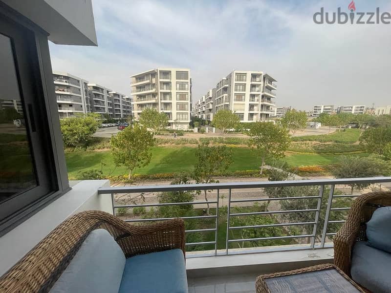Apartment with a private garden for sale in installments over 8 years and a 38% cash discount in Fifth Settlement City Taj City International Airport 1