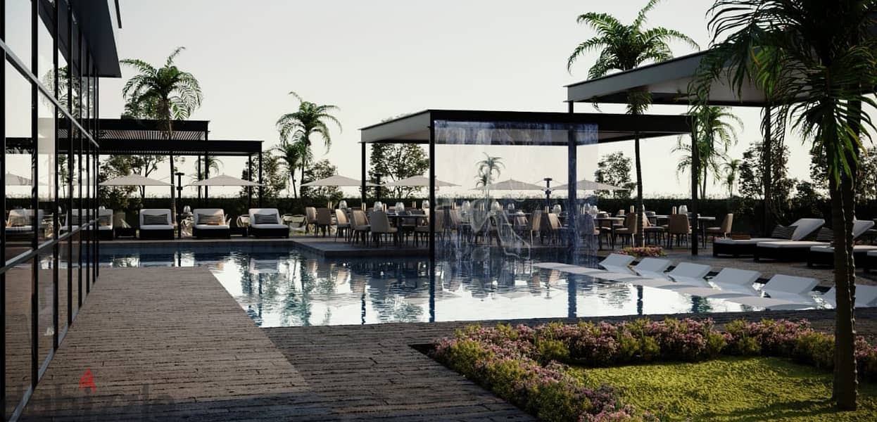 Apartment for sale, 178 sqm, with garden, in De Joya Compound, by Taj Misr Company, in Sheikh Zayed, Corner View, Swimming Pool, Elsheikh Zayed 10