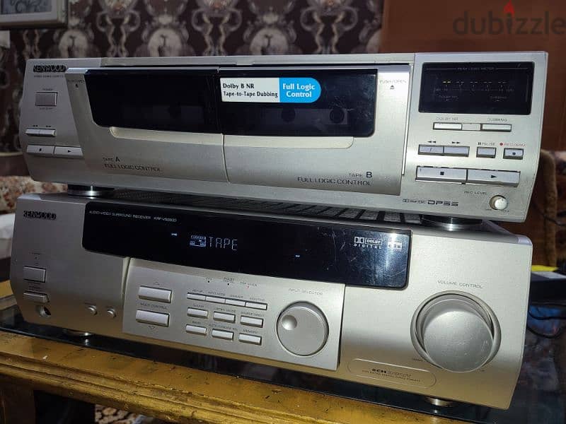 home theater Kenwood & cassette 6