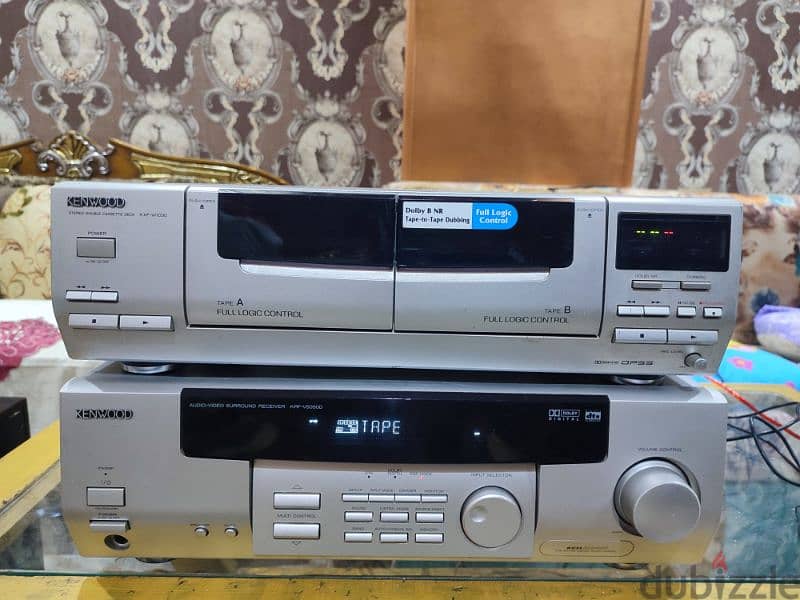 home theater Kenwood & cassette 8