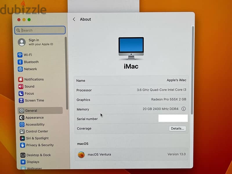 Apple iMac 21.5" (Mid 2019, Retina 4K) 10