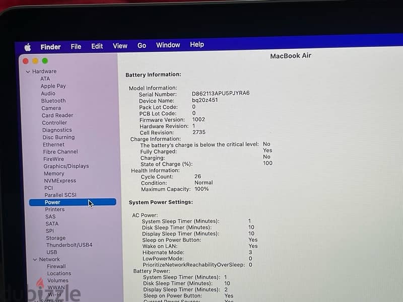 Apple MacBook Air 2020 USED Like NEW 15