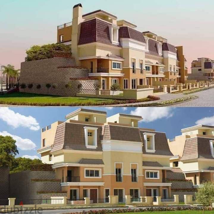 s villa في كمبوند سراي بجاردن خاصة للبيع في مدينة المستقبل 4