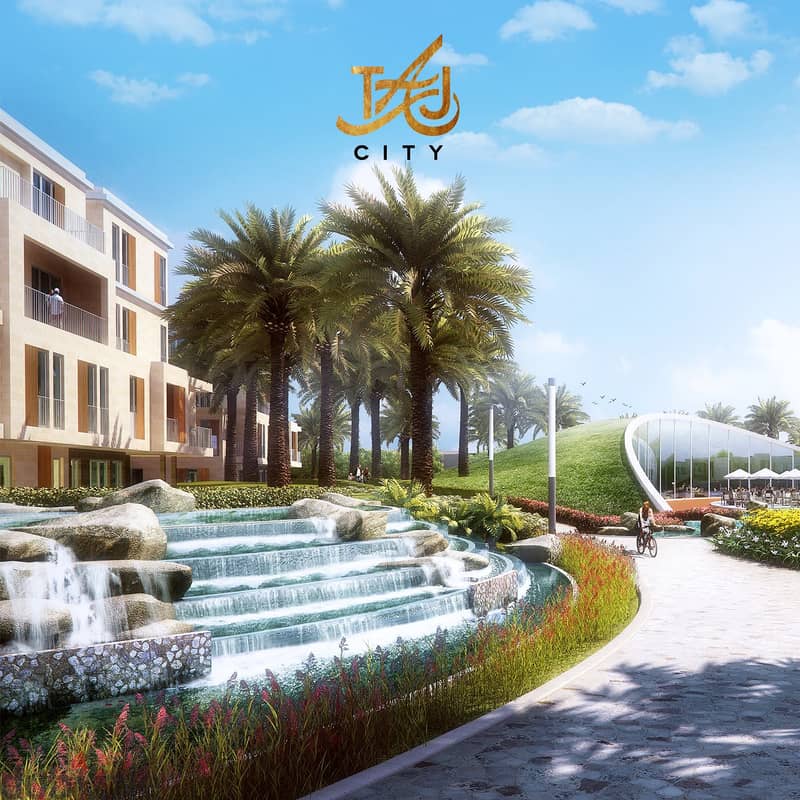 بنتهاوس 228م للبيع خصم 39% أمام فندق ماريوت في القاهرة الجديدة كمبوند تاج سيتي Taj City 2