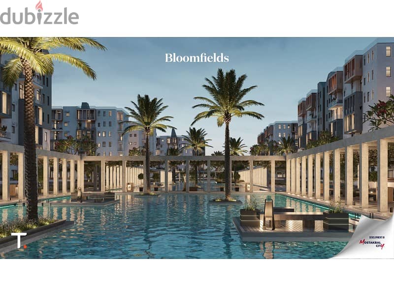 Bloomfields -شقة بسعر مميز علي افضل فيو لاندسكيب في بلومفيلدز تطوير مصر بأقل مقدم واقساط 7