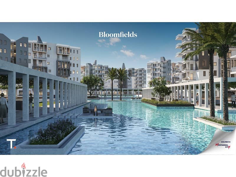 Bloomfields -شقة بسعر مميز علي افضل فيو لاندسكيب في بلومفيلدز تطوير مصر بأقل مقدم واقساط 8