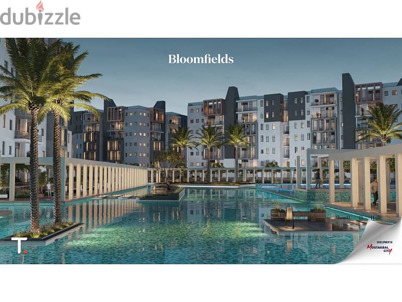Bloomfields -شقة بسعر مميز علي افضل فيو لاندسكيب في بلومفيلدز تطوير مصر بأقل مقدم واقساط 10