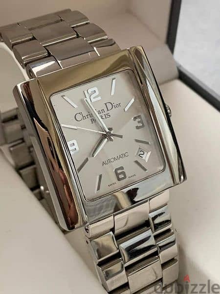 Christian dior automatic authentic watch ساعه ديور سويسرى اوتوماتيك 1