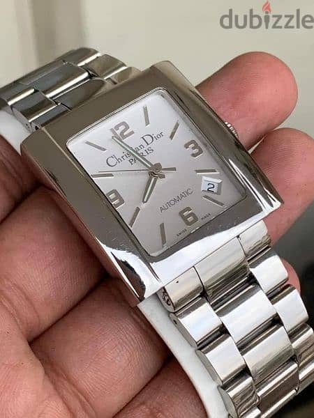 Christian dior automatic authentic watch ساعه ديور سويسرى اوتوماتيك 2