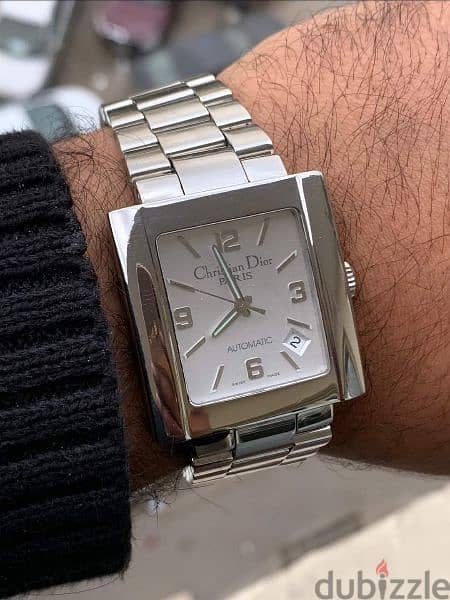 Christian dior automatic authentic watch ساعه ديور سويسرى اوتوماتيك 4