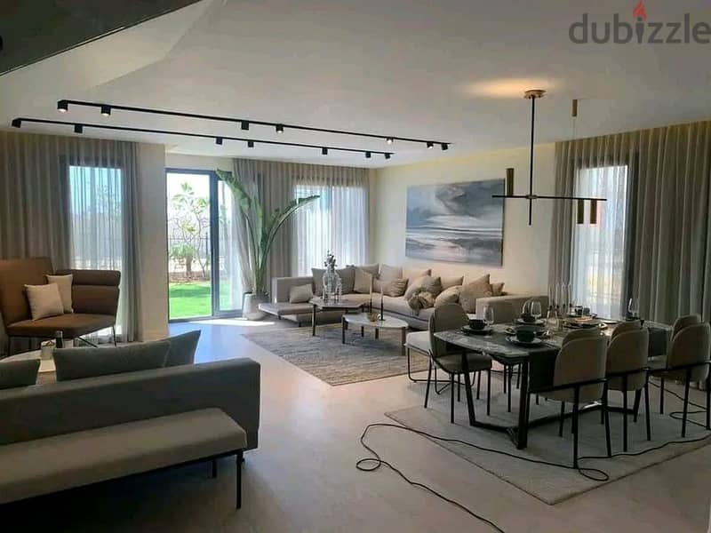 Duplex with garden for sale, immediate delivery and fully finished In Shorouk | Al Burouj Compound 6