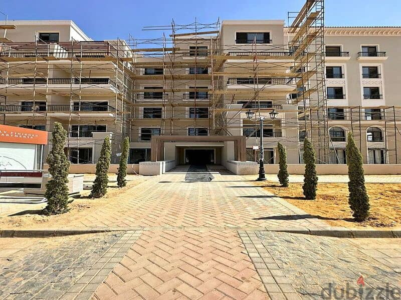 Finished apartment with air conditioners for sale in Village West Sheikh Zayed Compound 2