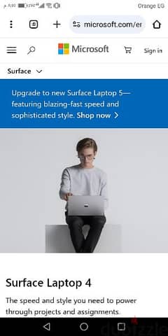 laptop Microsoft surface laptop 4