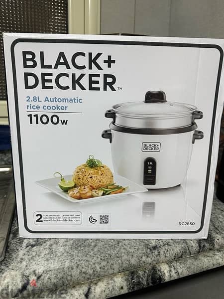 Black & Decker Rc2850-B5 2.8 Liter Non-Stick Rice Cooker 0