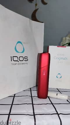 جهاز ايكوس iqos بحالة الجديد بجميع مشتملاته