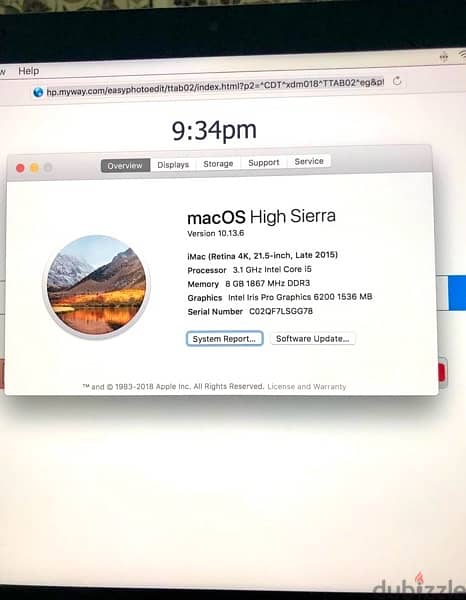 21.5-inch iMac with Retina 4K display ( late 2015) 8