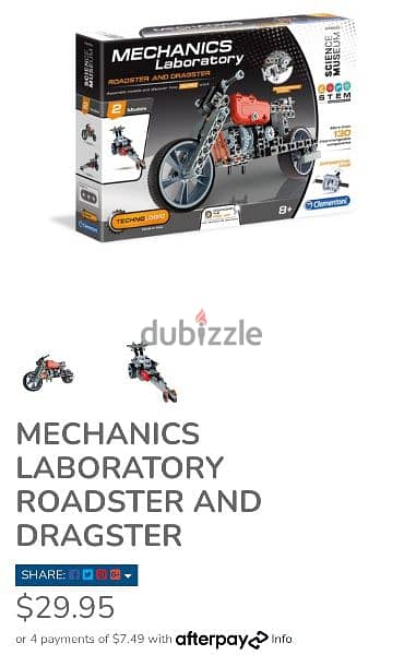 Clementoni Mechanical Lab Roadster And Dragster 
(new) 3