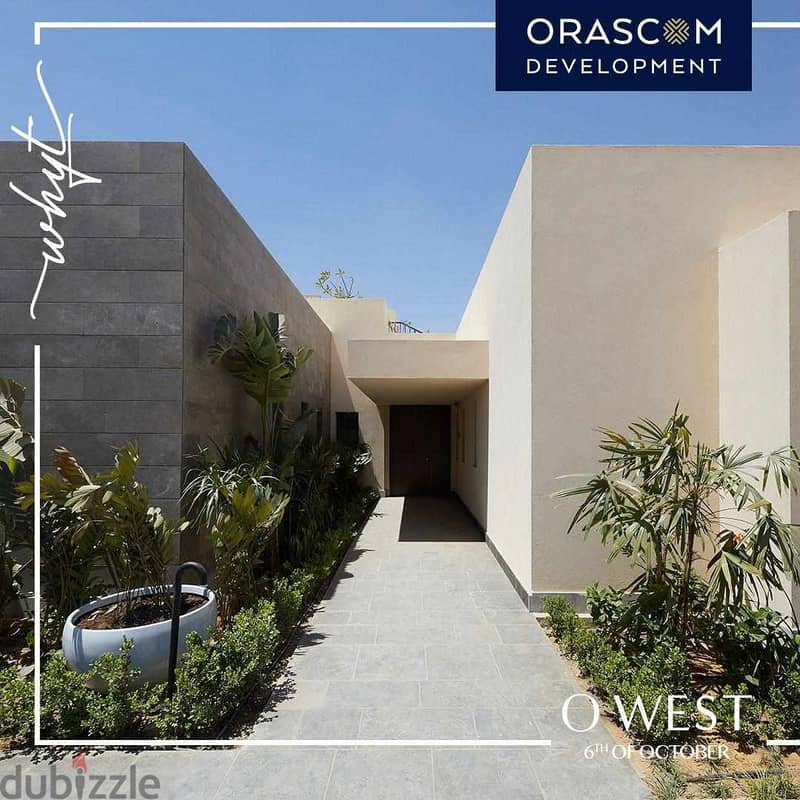 Duplex for sale 222m at o west orascom with installments 4