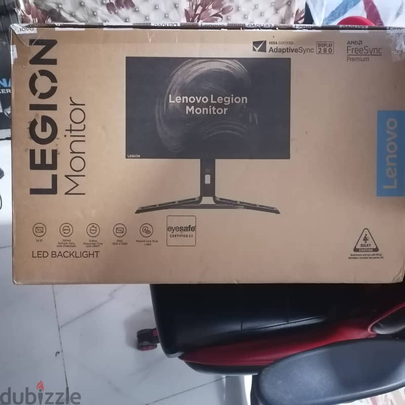 280HZ monitor Lenovo legion 0.5MS MPRT 2