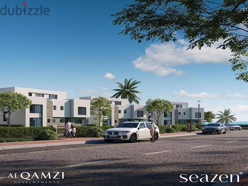 With a 10% down payment,   fully finished Villa with Garden , with kitchen and air conditioners - in Seazen, North Coast 8