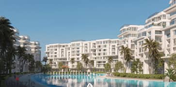 180-meter apartment for sale with a 10% down payment directly on the Lagoon in a full-service compound in the heart of the Administrative Capital 0
