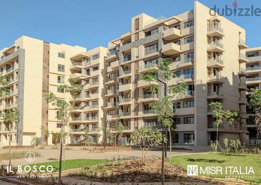 For sale, 185 sqm apartment, delivery 2023, in il Bosco, the New capital, in the R7 area 7