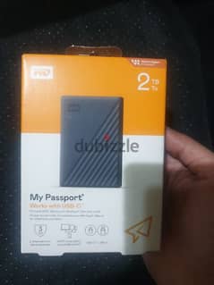 External hard disk 2tb western digital my passport NEW sealed