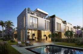 For sale, a villa with a European design and style, at the price of the launch, in East Mostakbal City, from Al-Ahly Sabbour, in front of the Canadian 0