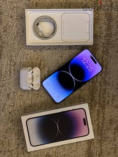iPhone 14 pro max 128 GB + Airpods pro1
