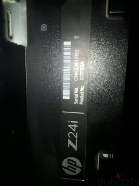 جهاز hp 705 g1 مع شاشة hp z24i 7