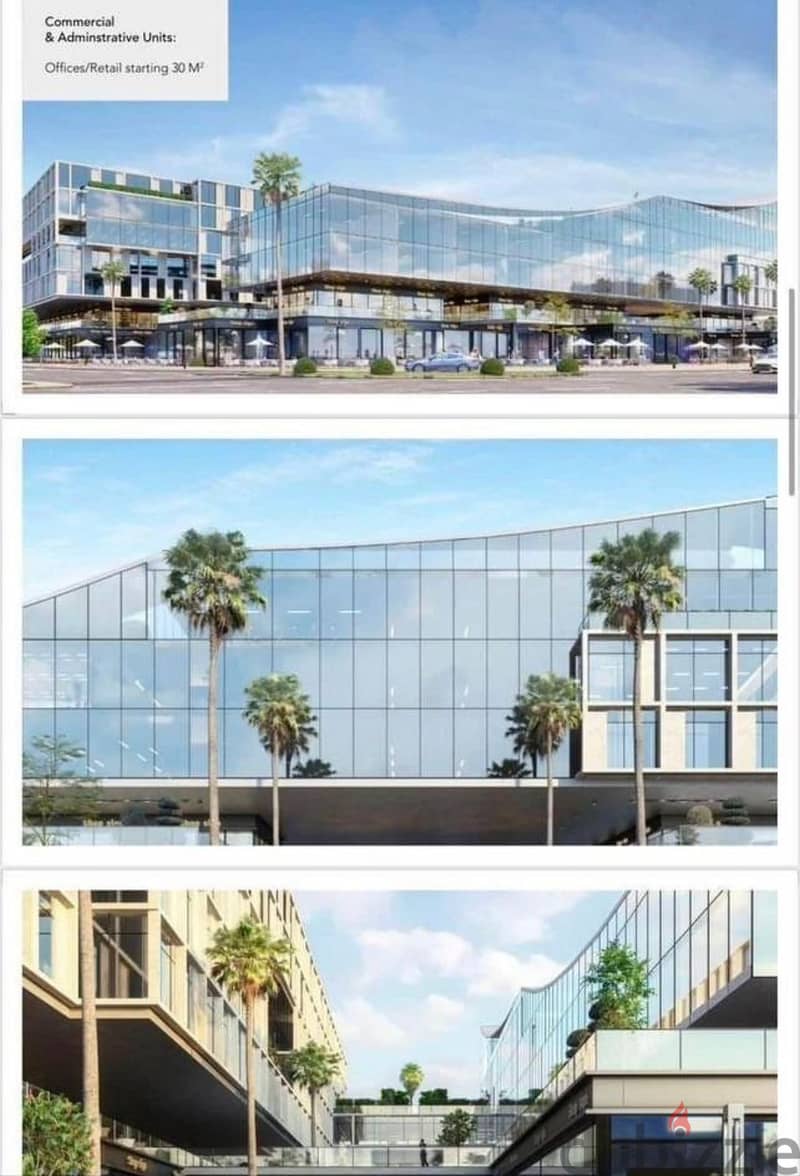 Fully Finished Office 52 Meters For Sale In The Heart Of Elsheikh Zayed - Sky Ramp Directly in front of The gate plaza mall 1