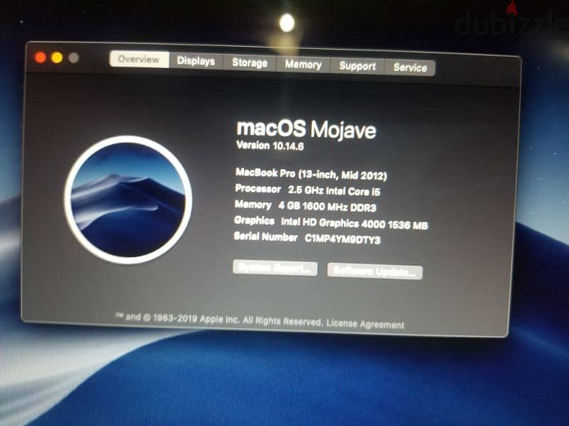 MacBook pro mid 2012 2