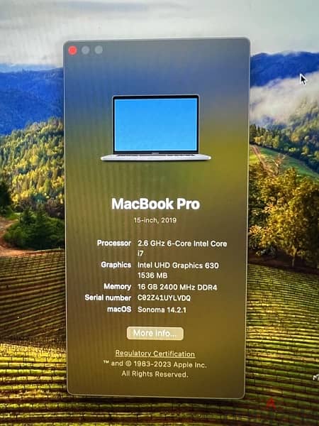macbook pro (as new) 2019 2