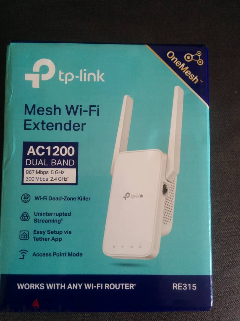 TP-LINK RE315 WiFi AC1200 Mesh Wi-Fi Range Extender Repeater 0