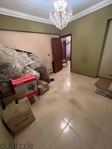 شقة ١٢٥ متر ٣ غرف للبيع سيدي جابر شارع المشير 8
