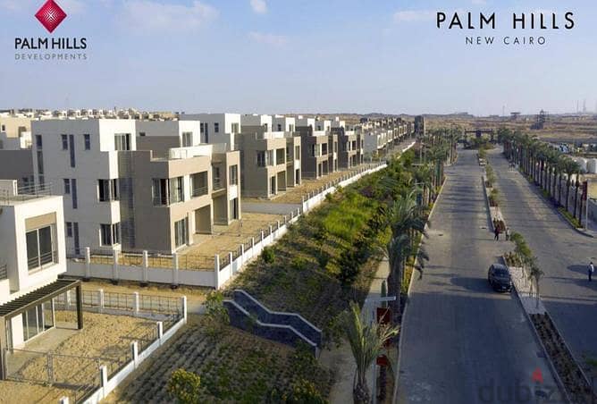 3BR apartment 200m with installments over 8y in Palm Hills New Cairo  شقة للبيع 200م 3 غرف باقساط 8 سنوات في بالم هيلزالتجمع الخامس 9
