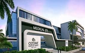 بأفضل سعر عيادة خطيرة للإيجار ف ارقي مجمع طبي اوزون O zone استلام فوري