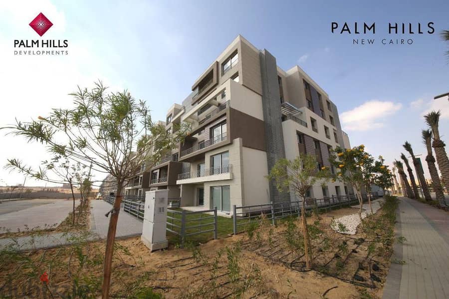 شقة 205م للبيع في بالم هيلز نيو كايرو Palm Hills new cairo استلام فورى فيو لاندسكيب موقع مميز 1