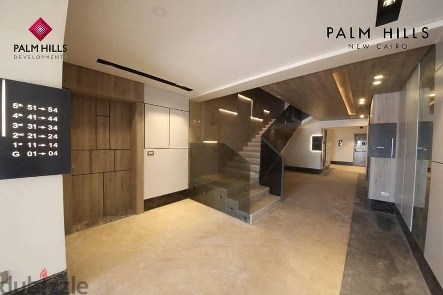 شقة 205م للبيع في بالم هيلز نيو كايرو Palm Hills new cairo استلام فورى فيو لاندسكيب موقع مميز 9